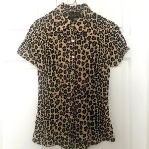 Fendi Leopard Print Shirt sized M